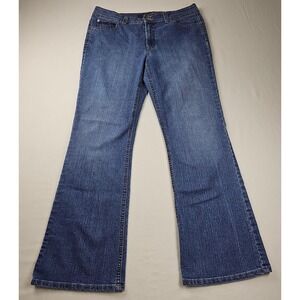 Nine West Size 14 Jeans Arianna Bootcut Missy Denim‎ Med Wash Soft Stretchy